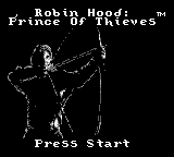 Robin Hood - Prince of Thieves (USA) Title Screen